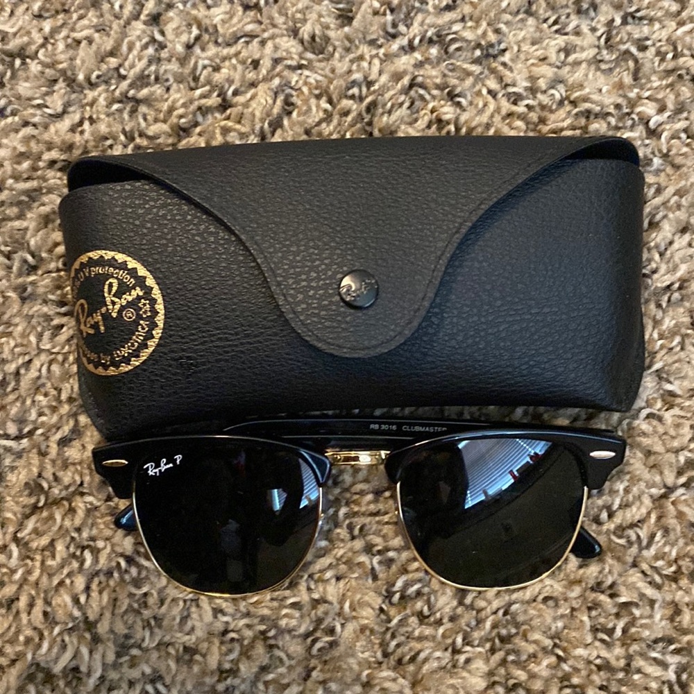 Ray-Ban gold sunglasses